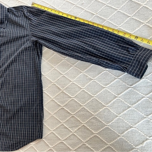 DKNY Men’s Button Down Check Print Black/White Longsleeve shirt. XL - Picture 3 of 11
